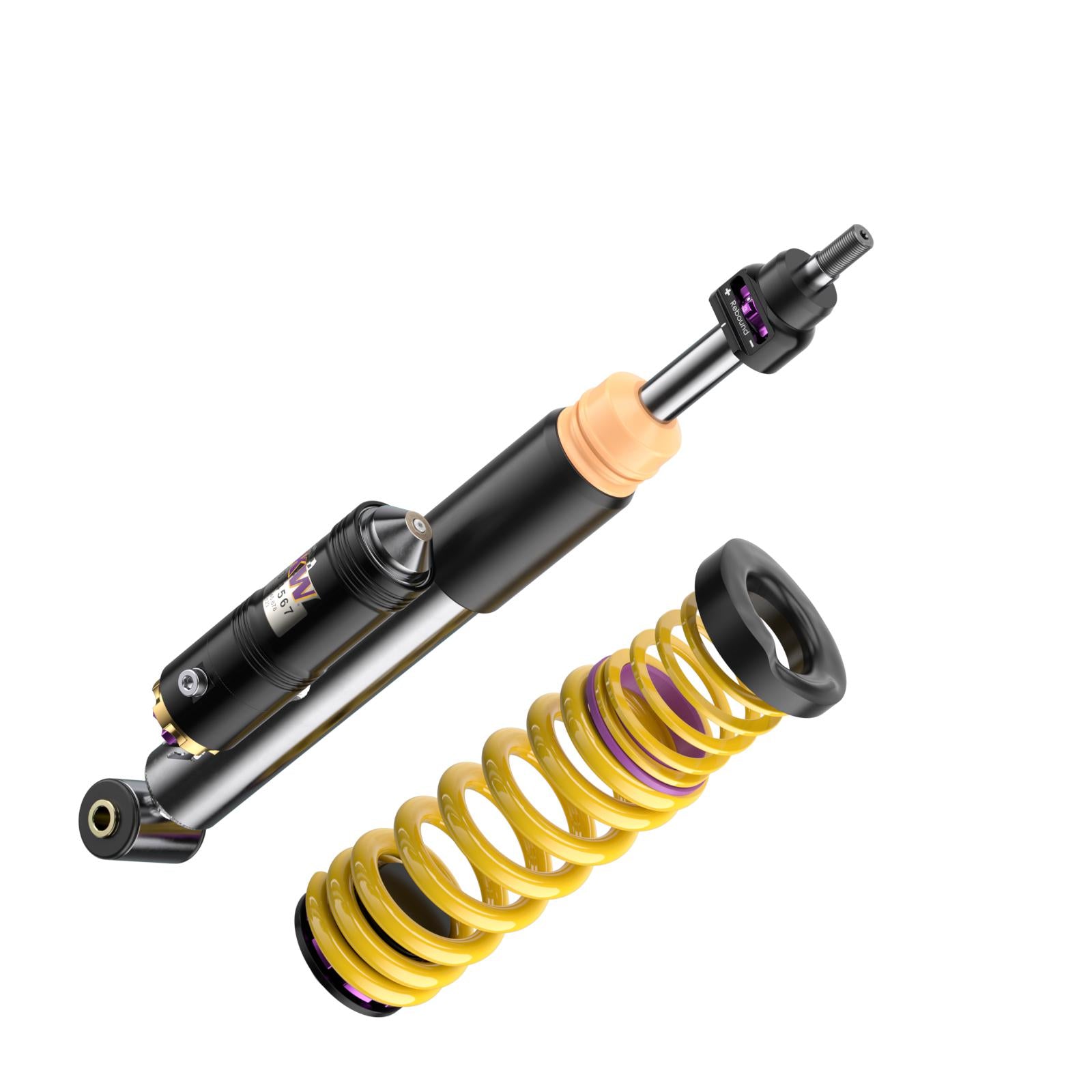 KW Coilover suspension V4 Clubsport incl. fa top mounts VW GOLF VIII (CD1) 07/2019-
