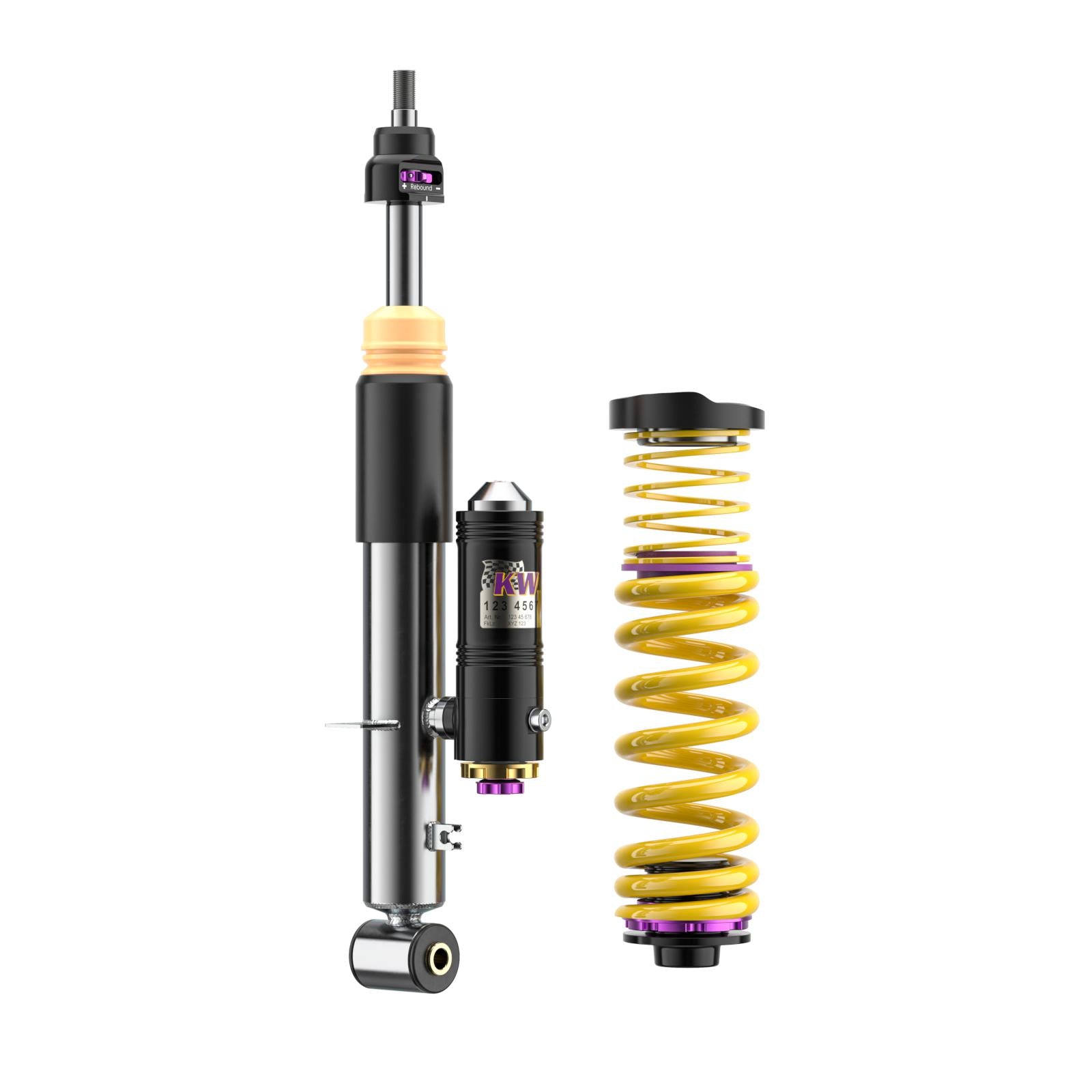 KW Coilover suspension V4 Clubsport incl. fa top mounts VW GOLF VIII (CD1) 07/2019-