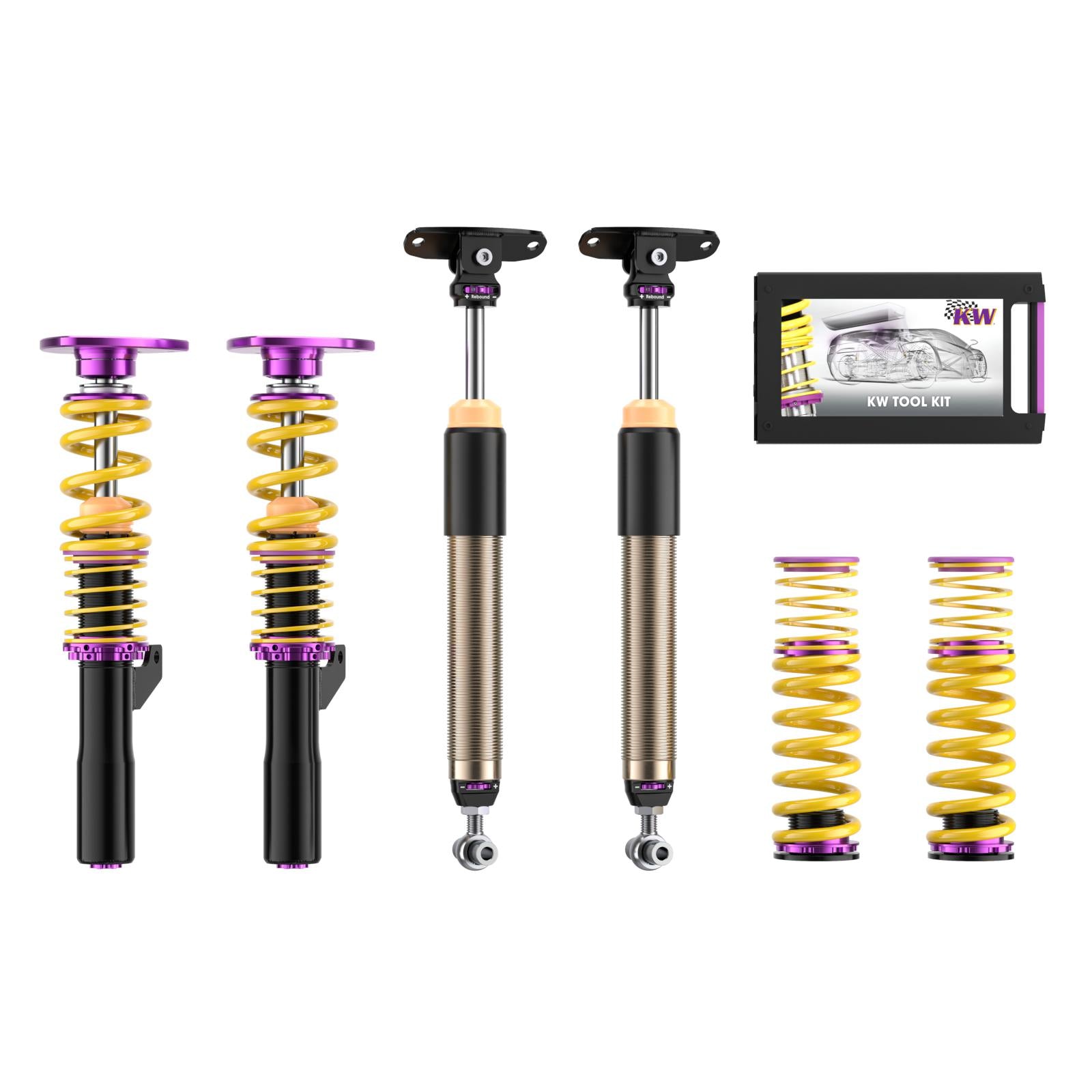 KW Coilover suspension V3 racing for VW GOLF VI (5K1, 1K_) 10/2008-12/2014