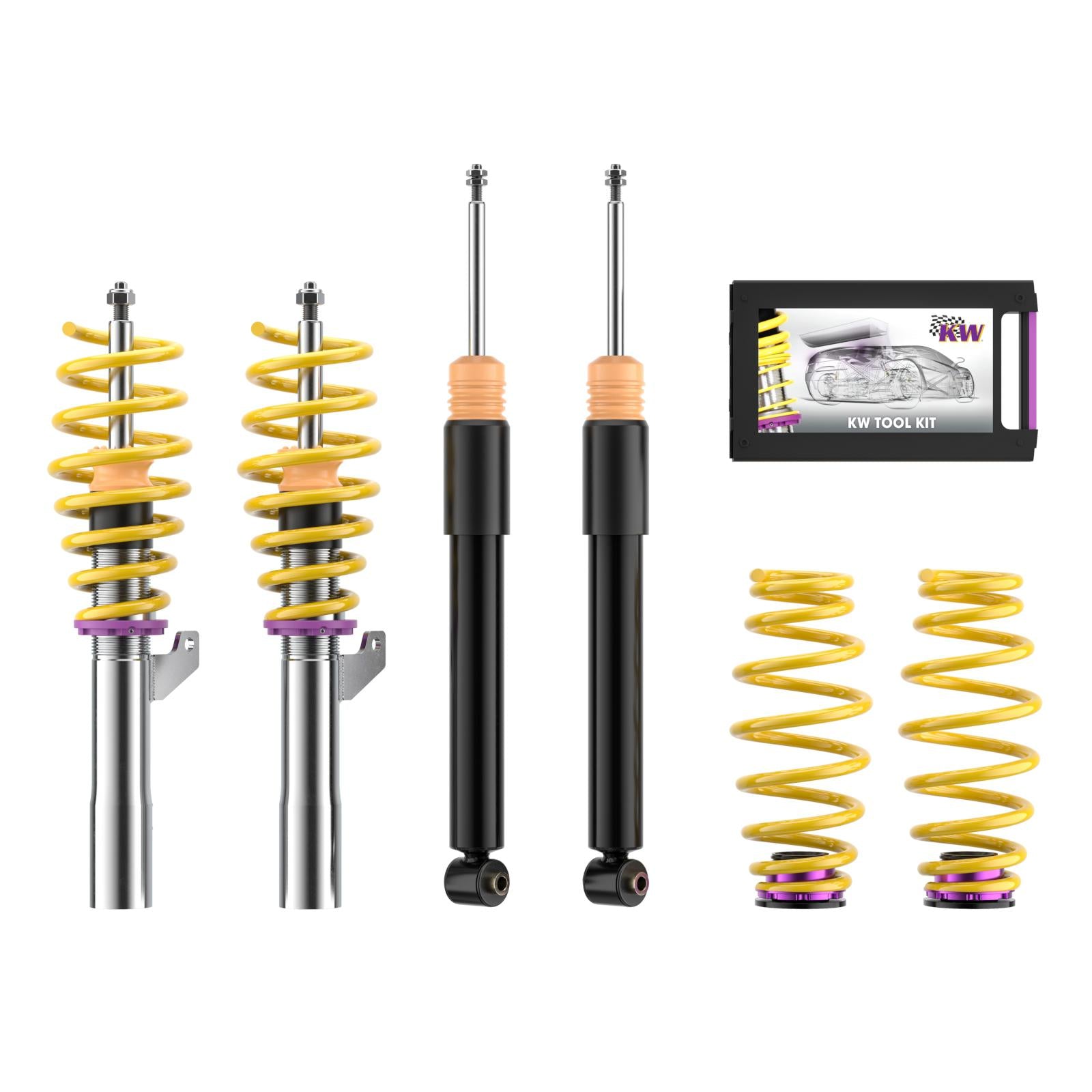 KW Coilover suspension V2 comfort AUDI A3 Convertible (8V7, 8VE) 10/2013- (1808000U)