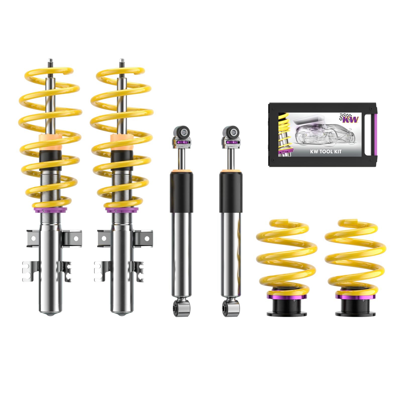 KW Coilover suspension V2 comfort VW TRANSPORTER / CARAVELLE Mk VI Bus (SGB, SGG, SGJ, SGC, SHB, 04/2015- (18080040)