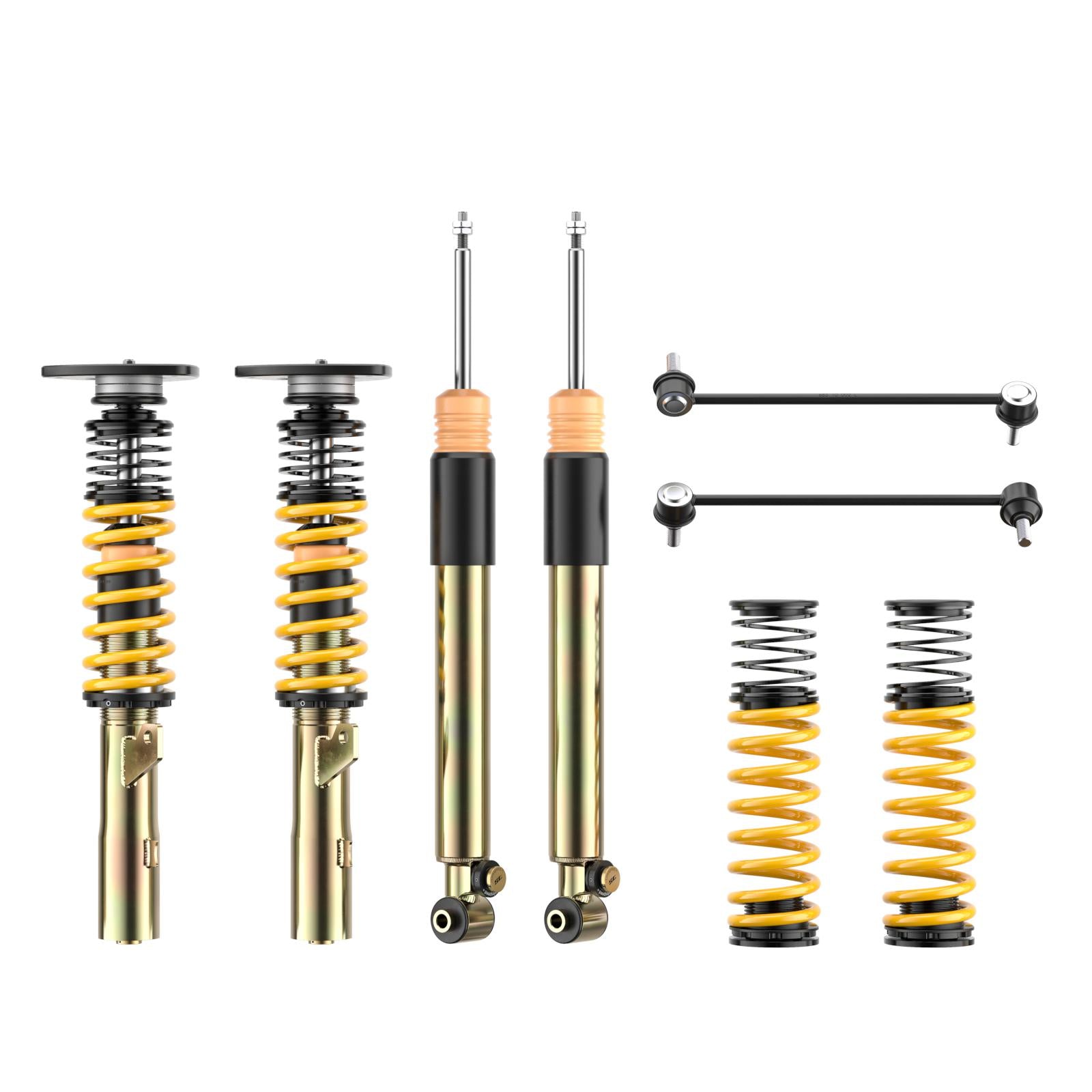 ST Coilovers ST XTA plus 3 galvanized steel (adjustable damping with top mounts) for Audi A3 Saloon (GY) 8YS 04/2020-