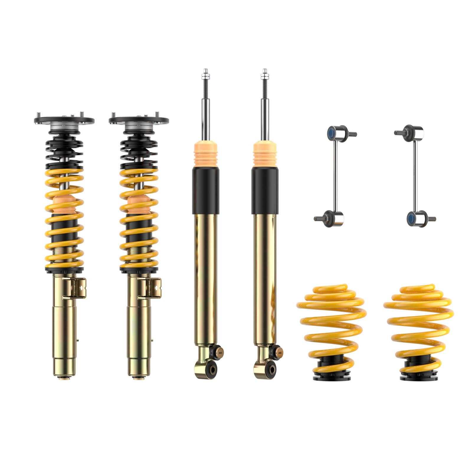 ST Coilovers ST XTA plus 3 galvanized steel (adjustable damping with top mounts) BMW 3 Coupe (E46) 12/1998-07/2006 (1820220821)