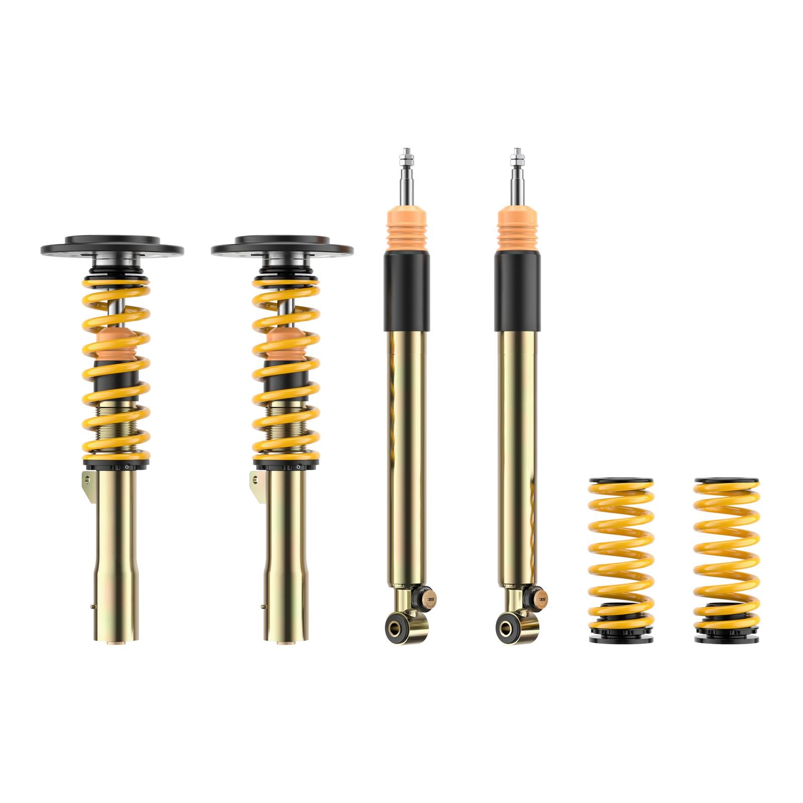 ST Coilovers ST XTA plus 3 galvanized steel (adjustable damping with top mounts)