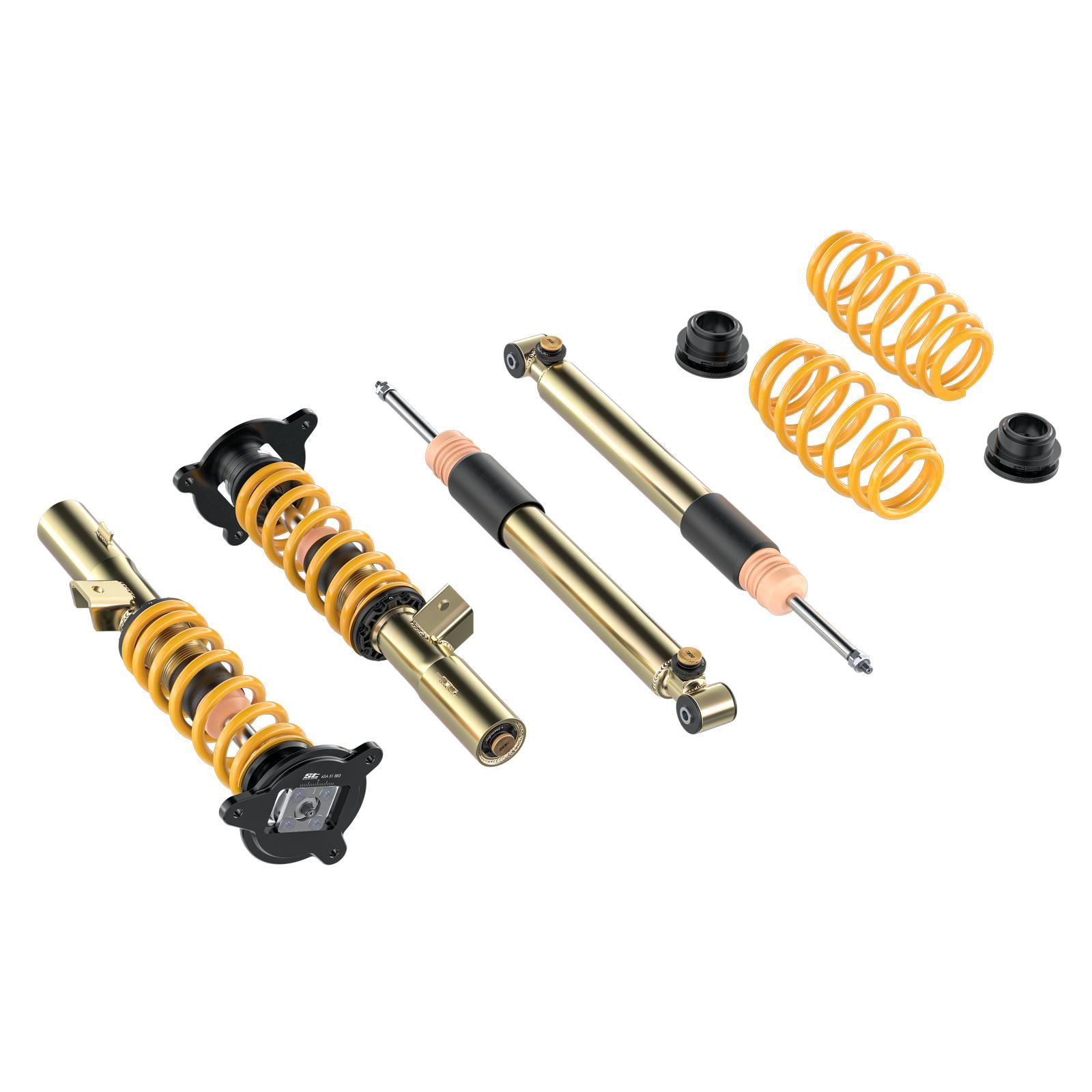 ST Coilovers ST XTA plus 3 galvanized steel (adjustable damping with top mounts) MERCEDES-BENZ A-CLASS (W177) 03/2018-
