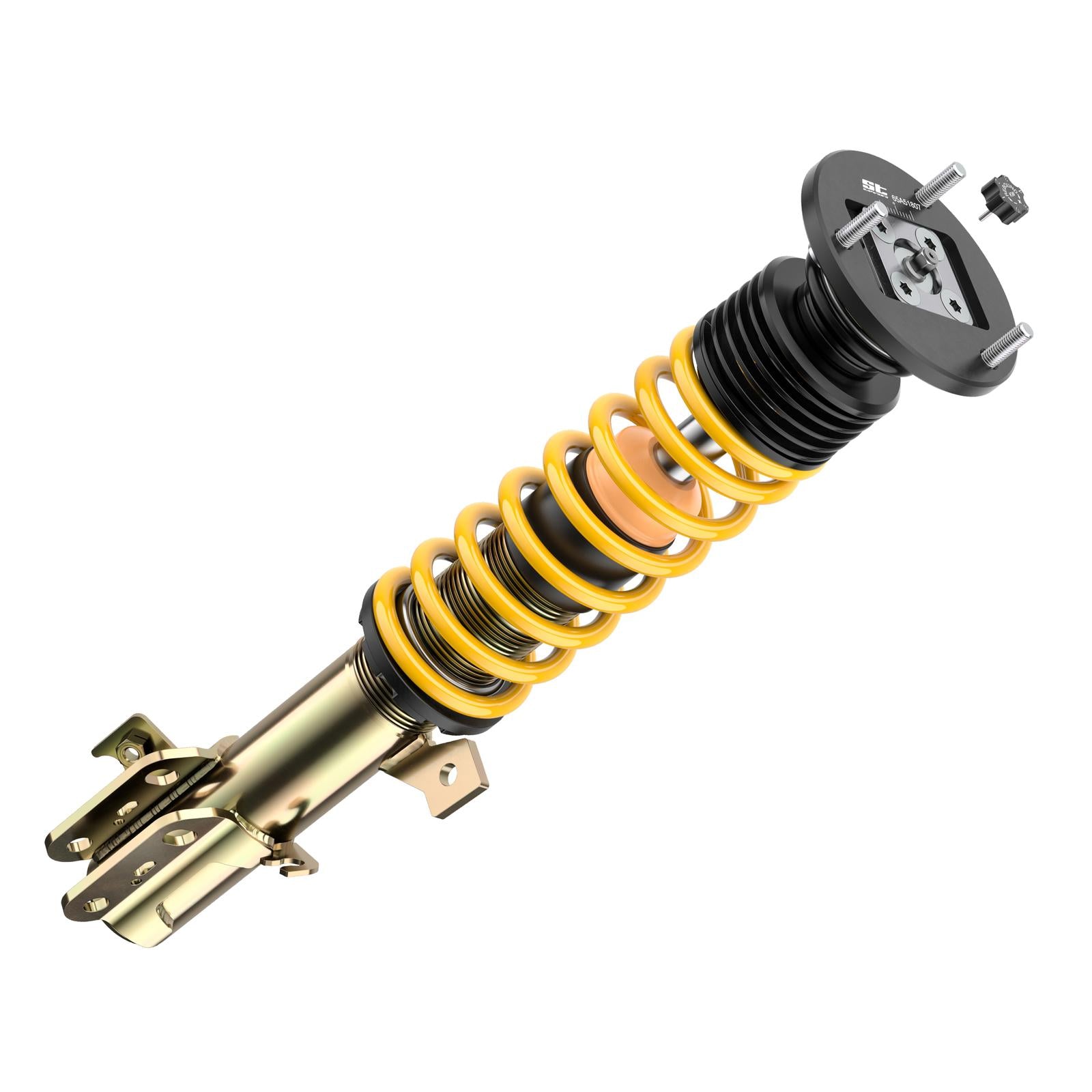 ST Coilovers ST XTA plus 3 galvanized steel (adjustable damping with top mounts)