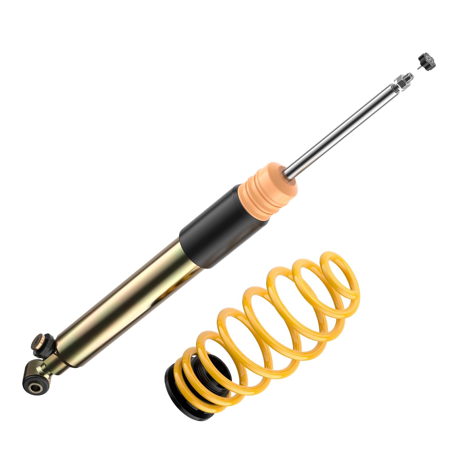 ST Coilovers ST XTA plus 3 galvanized steel (adjustable damping with top mounts)