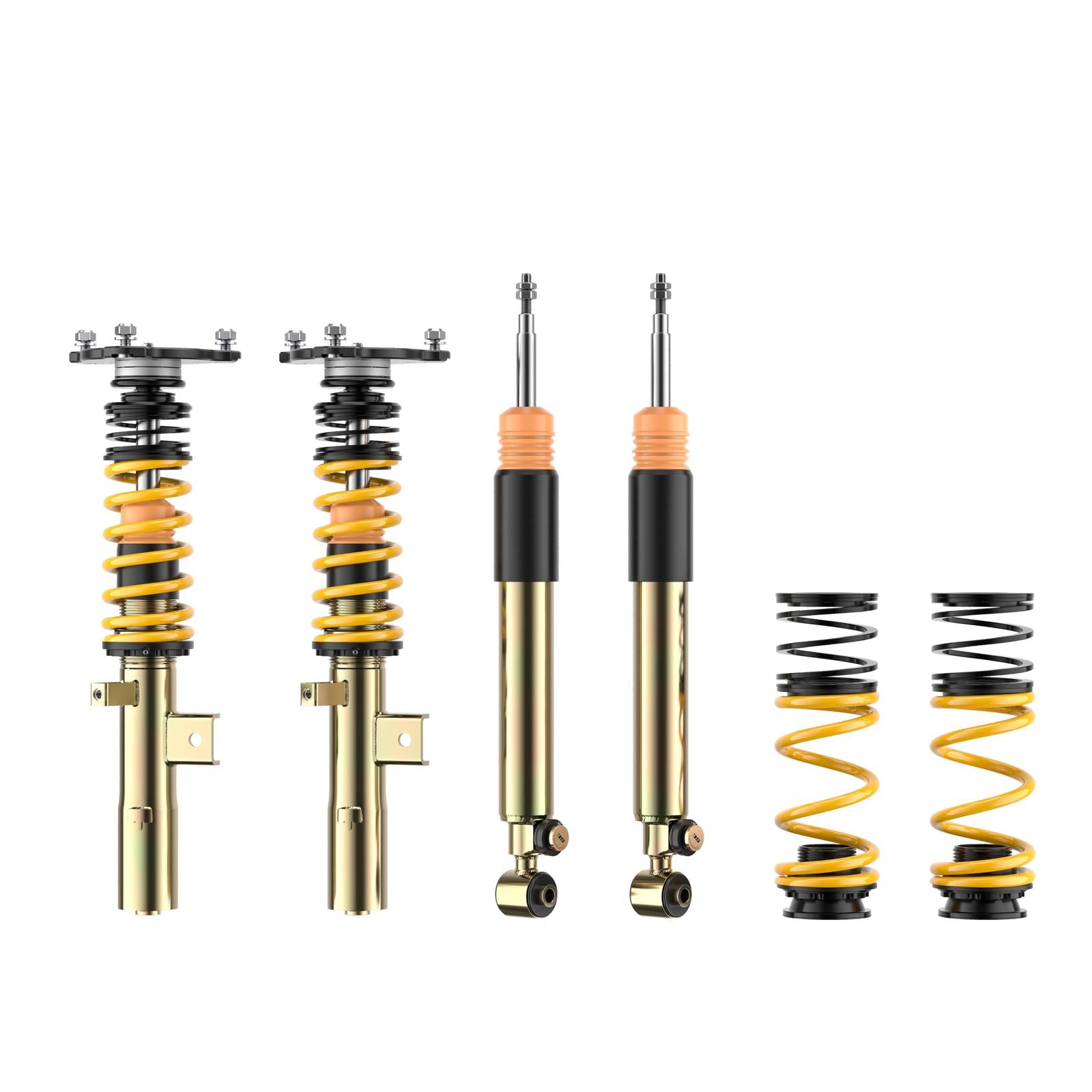 ST Coilovers ST XTA plus 3 galvanized steel (adjustable damping with top mounts) HYUNDAI i30 (PDE, PD, PDEN) 11/2016-