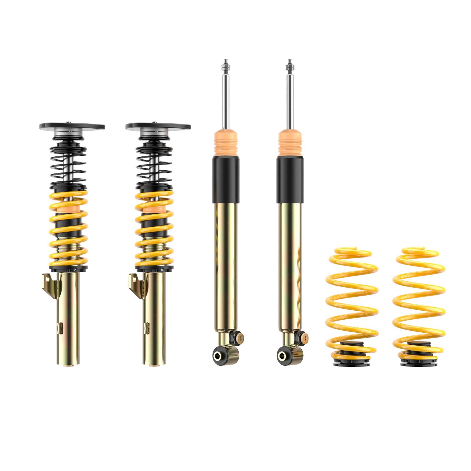 ST Coilovers ST XTA plus 3 galvanized steel (adjustable damping with top mounts) SEAT LEON (5F1) 09/2012-