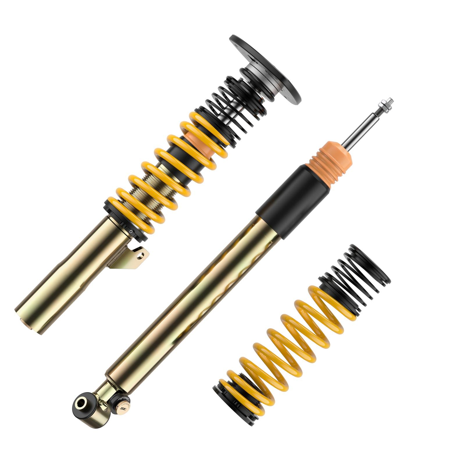 ST Coilovers ST XTA plus 3 galvanized steel (adjustable damping with top mounts) for Audi A3 Limousine (GY) 8YS / A3 Sportback (GY) 8YA / Volkswagen Golf VIII (CD1)