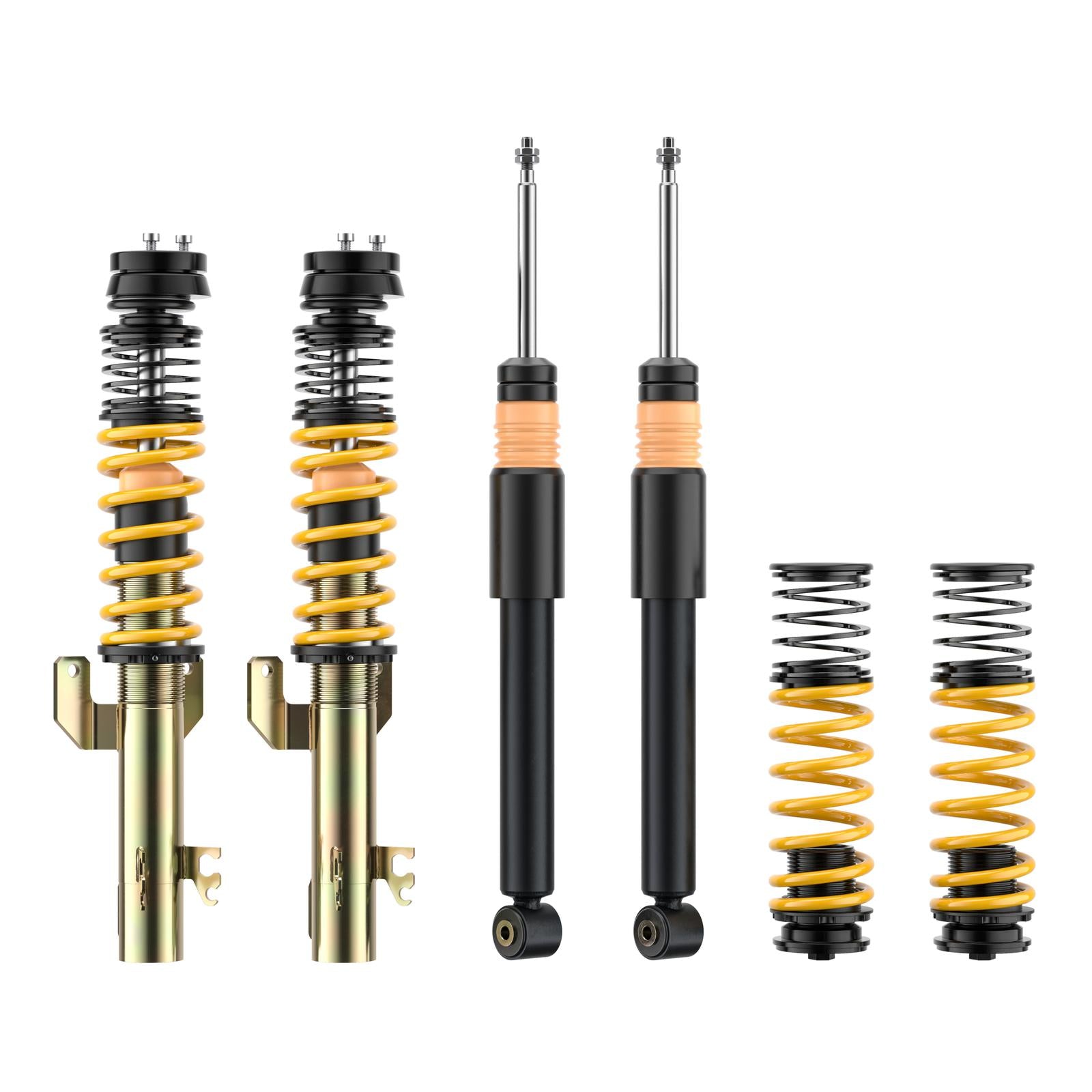 ST Coilovers ST XTA galvanized steel (adjustable damping with top mounts) SEAT IBIZA Mk IV SPORTCOUPE (6J1, 6P5) 06/2008-12/2018