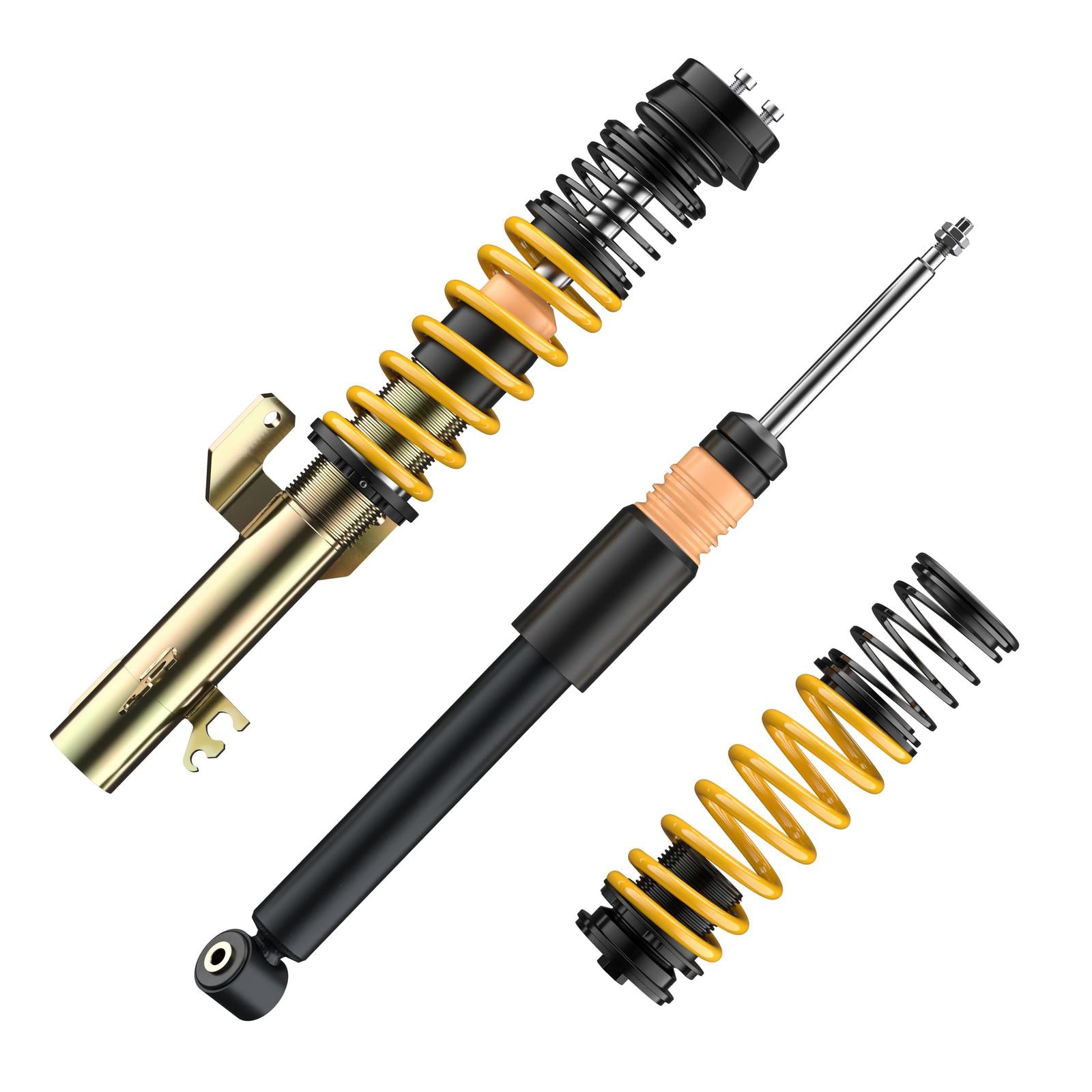 ST Coilovers ST XTA galvanized steel (adjustable damping with top mounts) SEAT IBIZA Mk IV SPORTCOUPE (6J1, 6P5) 06/2008-12/2018