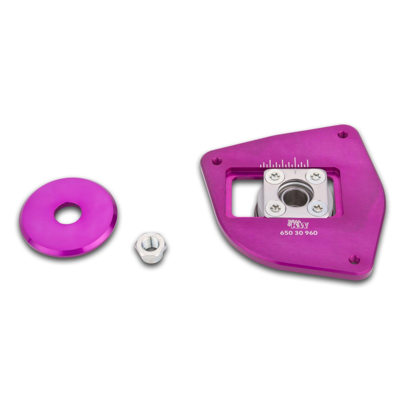 KW Clubsport top mount FA right (with camber adjustment) for Renault CLIO III (BR0/1, CR0/1) 01/2005-12/2014