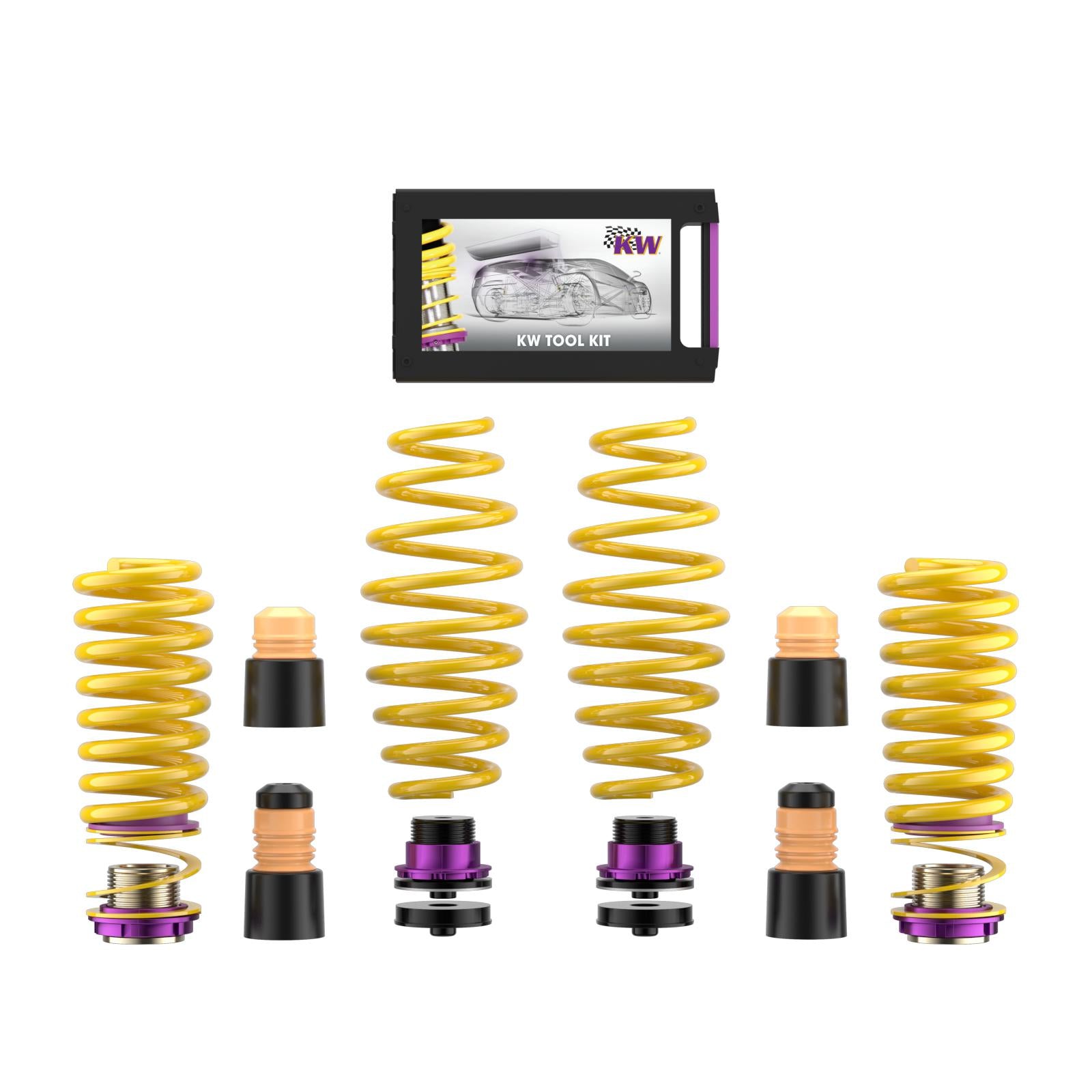 KW Height Adjustable Springs Kit (Lowering springs) AUDI A7 Sportback (4GA, 4GF) 07/2010-05/2018