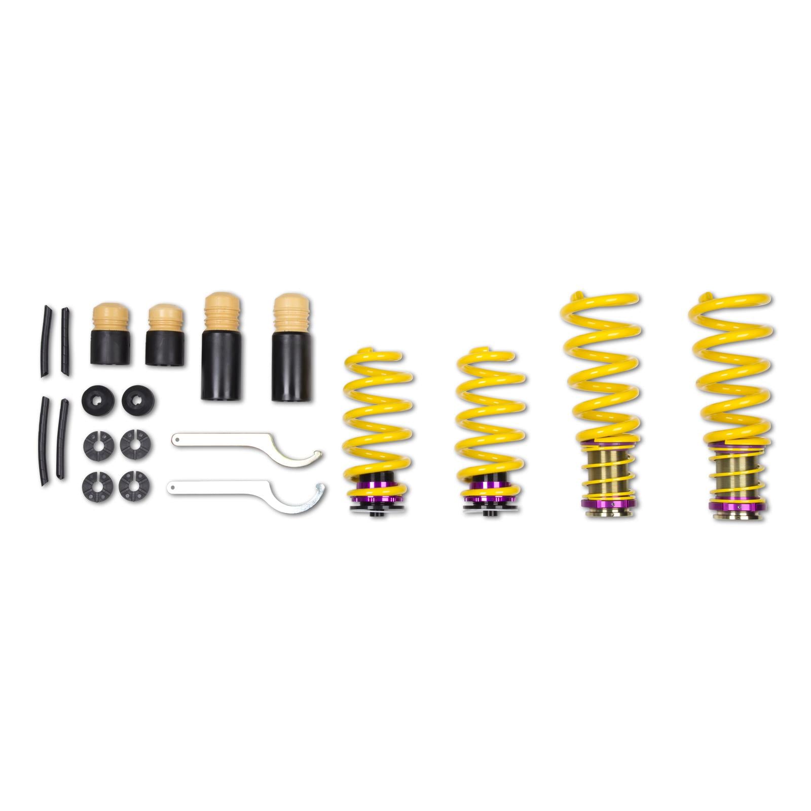 KW Height Adjustable Springs Kit (Lowering springs) AUDI A4 (8EC, B7) 11/2004-06/2008