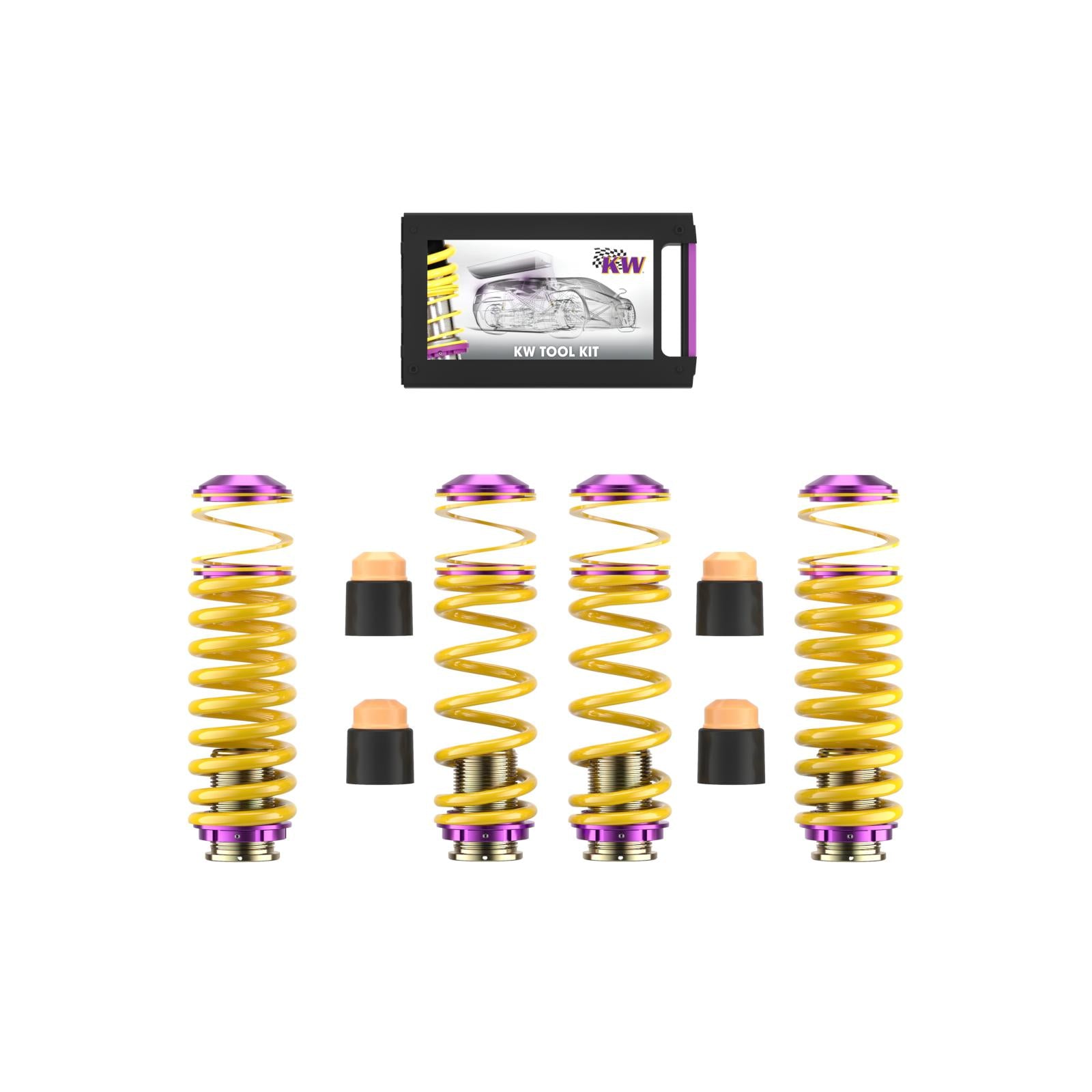 KW Height Adjustable Springs Kit (Lowering springs) AUDI R8 (4S3, 4SP) 07/2015- (253100AN)