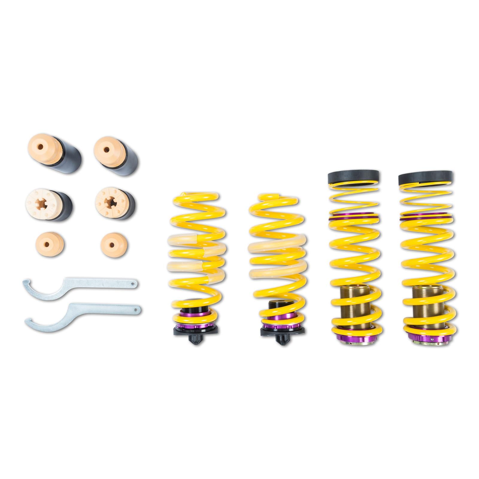 KW Height Adjustable Springs Kit (Lowering springs) AUDI A4 (8W2, 8WC, B9) 05/2015- (253100BH)