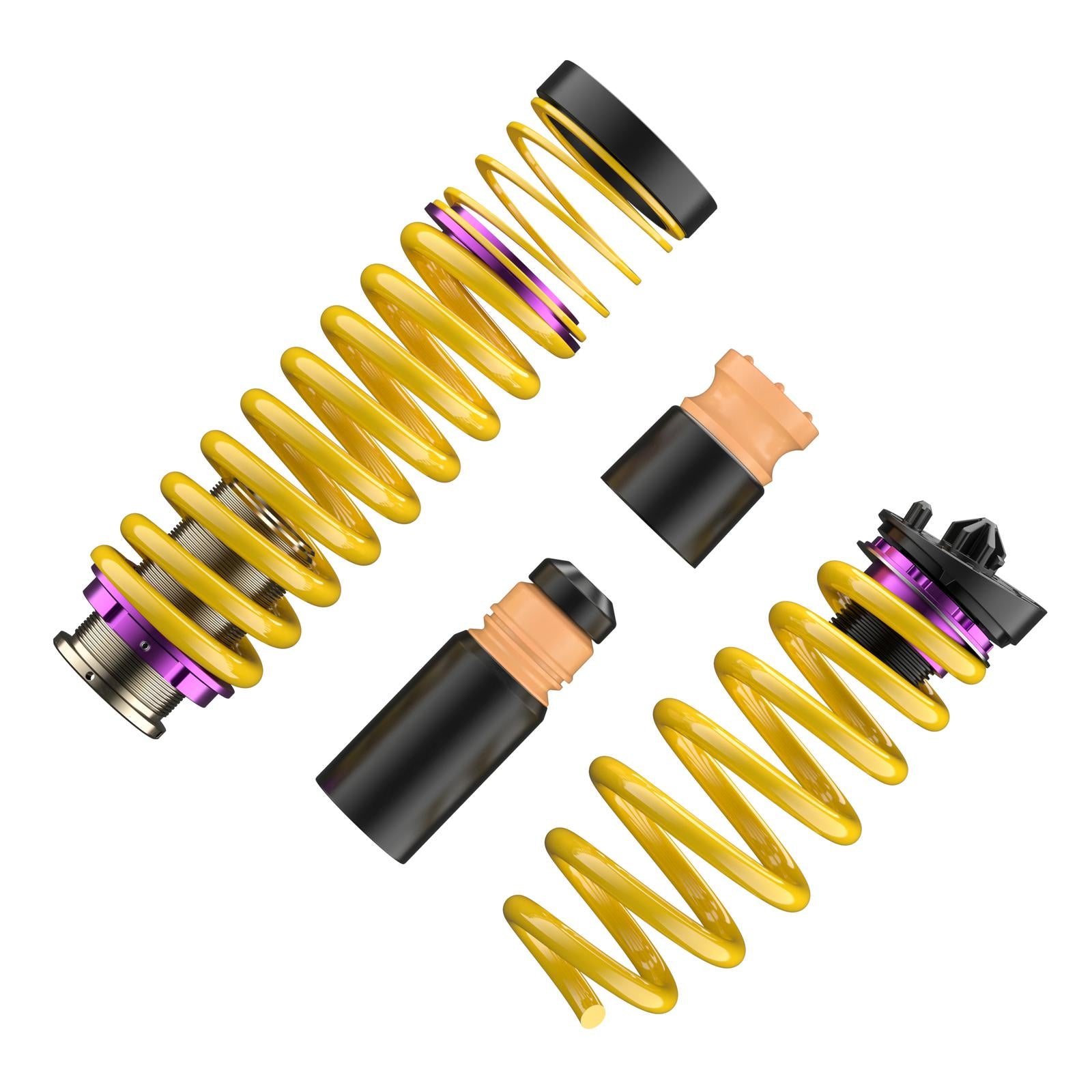 KW Height Adjustable Springs Kit (Lowering springs) AUDI A4 Avant (8W5, 8WD, B9) 08/2015- (253100BU)
