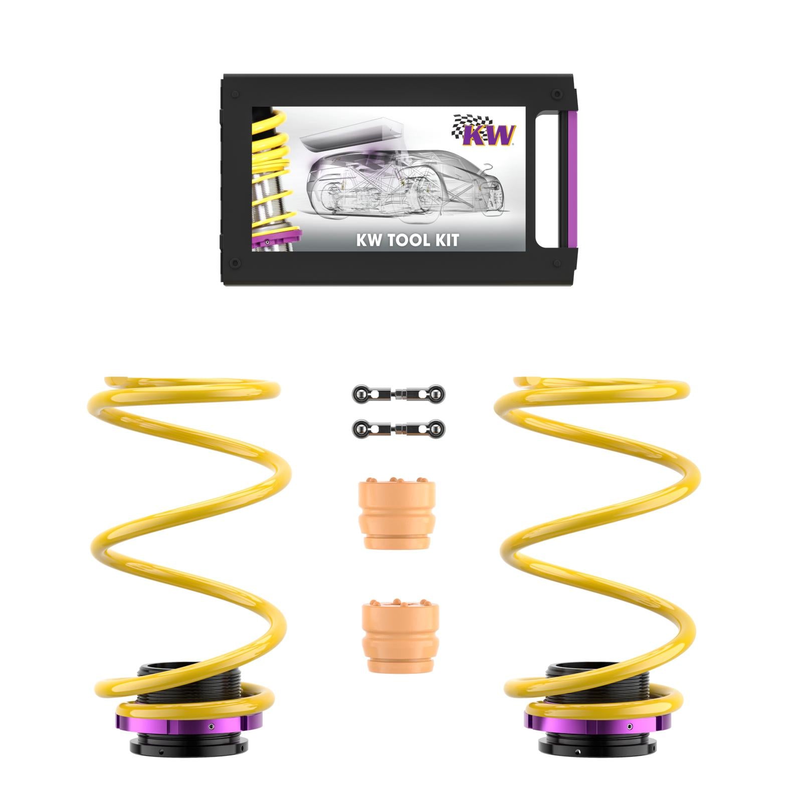 KW Height Adjustable Springs Kit (Lowering springs) MERCEDES-BENZ E-CLASS T-Model (S212) 08/2009-12/2016 (25325071)