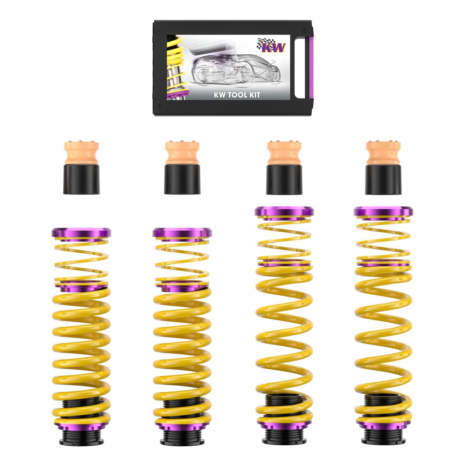 KW Height-Adjustable Springs Kit (Lowering springs) for Aston Martin DBS Volante 04/2019-