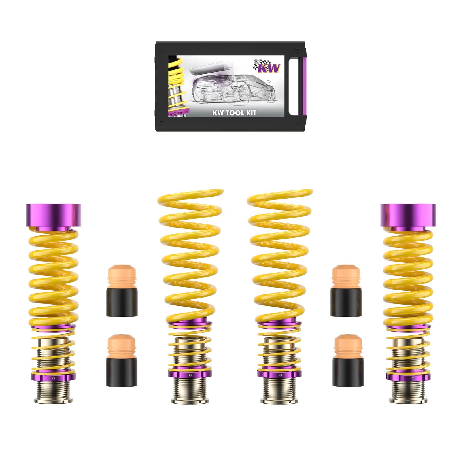 KW Height Adjustable Springs Kit (Lowering springs) NISSAN GT-R (R35) 12/2007- (25385010)