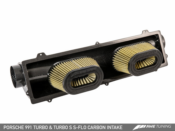 AWE S-FLO Carbon Intake For Porsche 991 Turbo and Turbo S