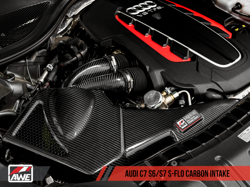 AWE S-FLO Carbon Intake For Audi C7 RS 6 / RS 7 - CARB EO #D-832