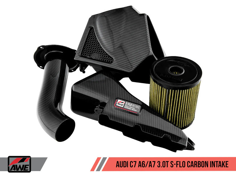 AWE S-FLO Carbon Intake for Audi C7 A6 / A7 3.0T