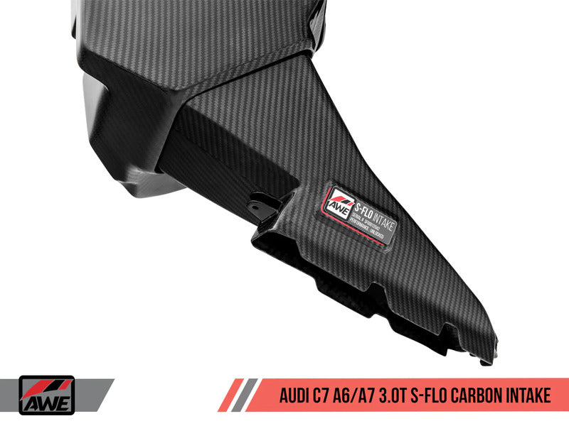 AWE S-FLO Carbon Intake for Audi C7 A6 / A7 3.0T