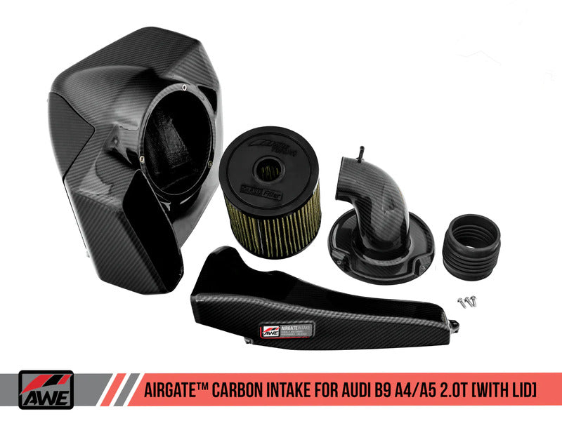 AWE AirGate Carbon Intake For Audi B9/B9.5 A4 / A5 2.0T (Full Kit)