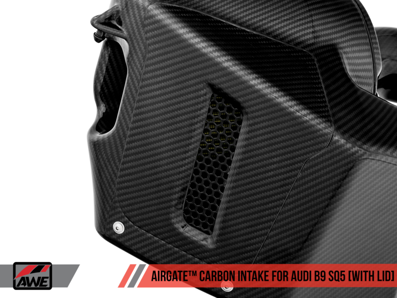 AWE AirGate Carbon Fiber Intake for Audi B9 SQ5 3.0T - With Lid