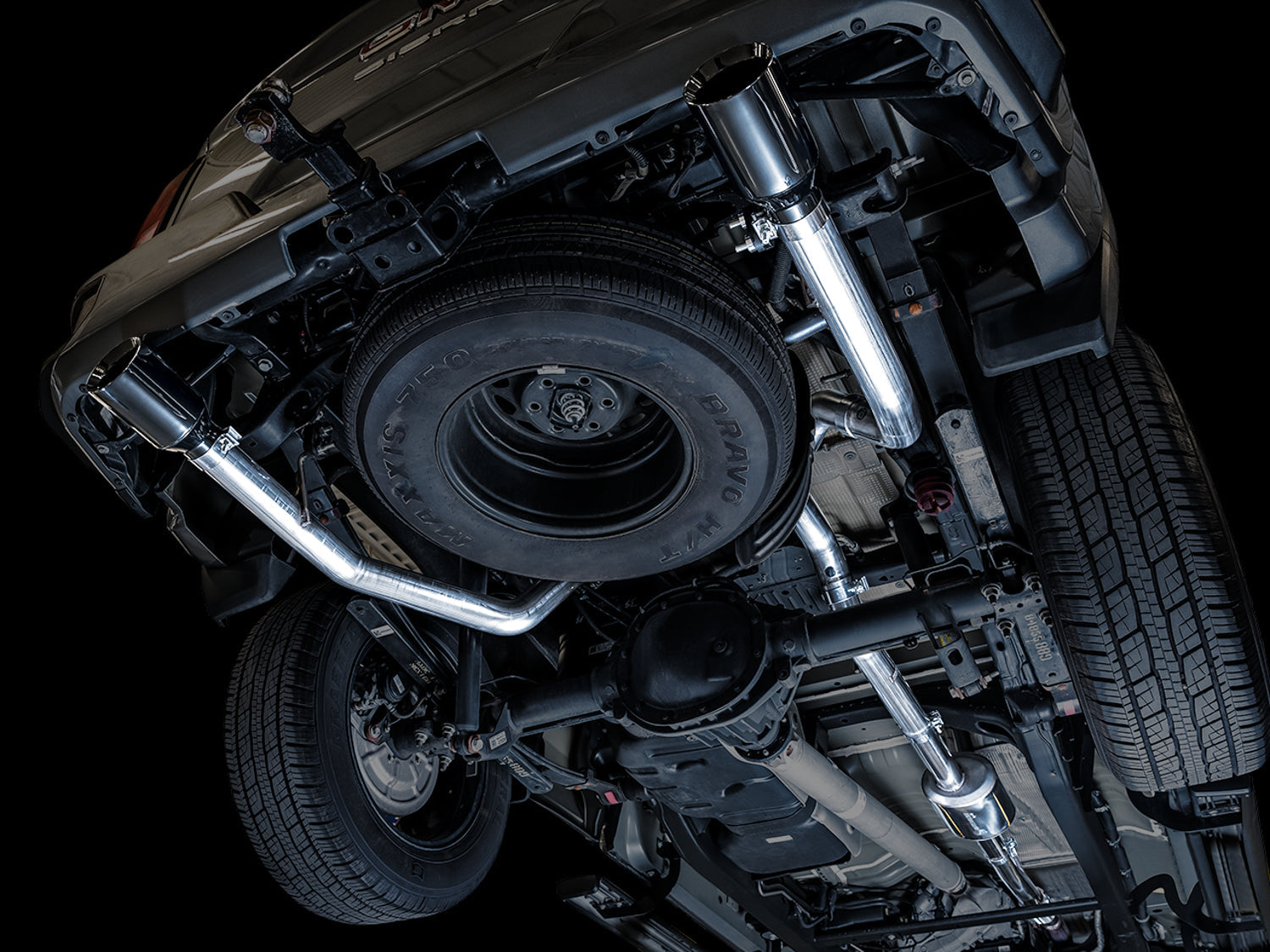 AWE 4th Gen GM 1500 5.3L 0FG Catback Dual Side Exit (Flat Bumper)