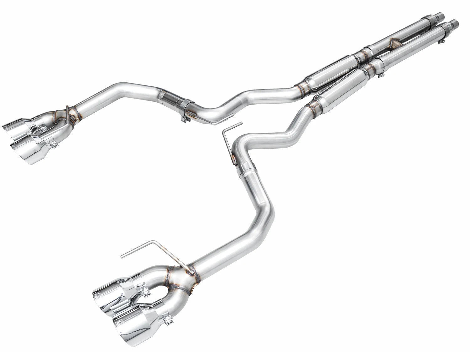 AWE Exhaust Suite for S650 Ford Mustang Quad Tip GT