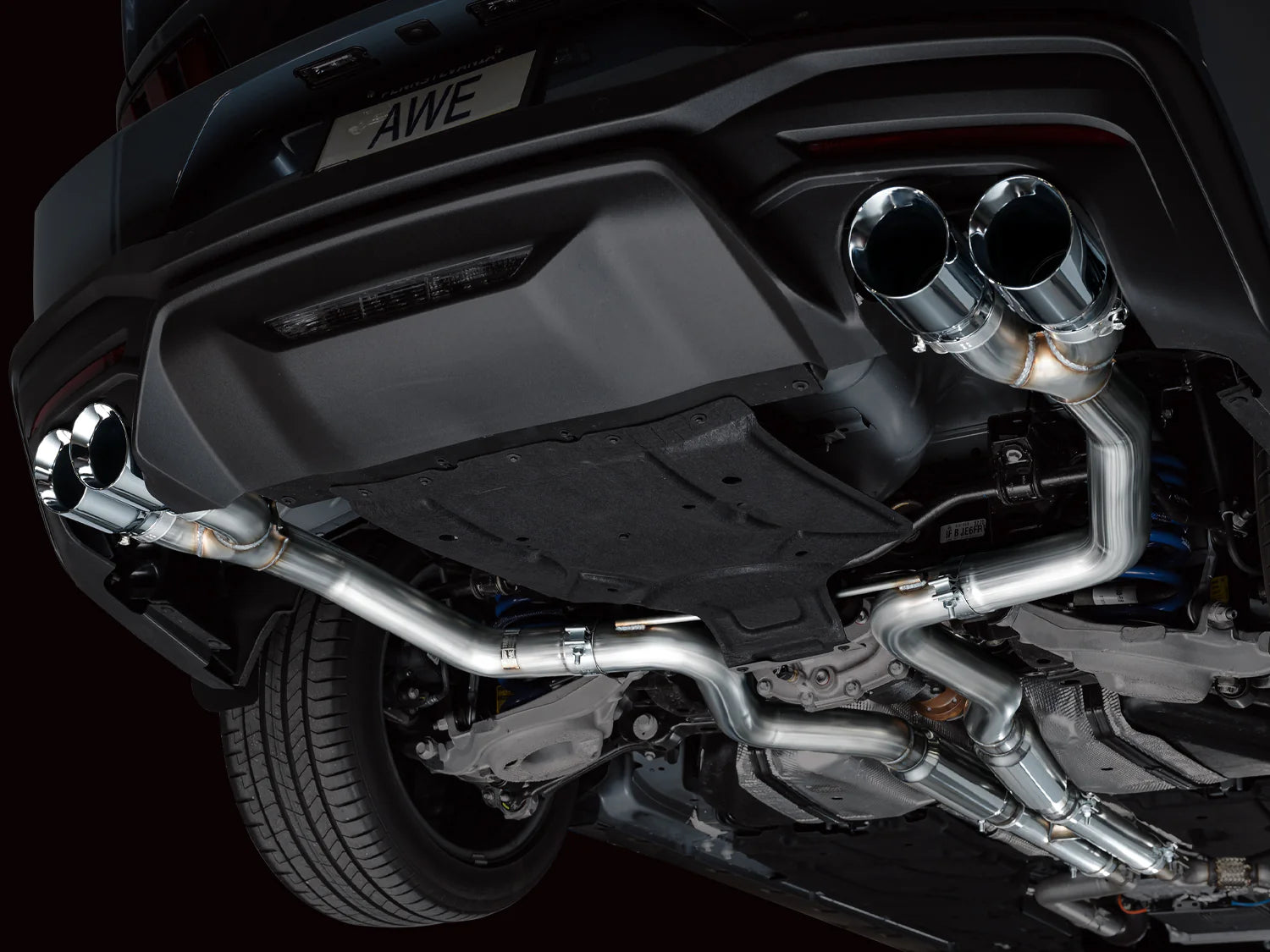 AWE Exhaust Suite for S650 Ford Mustang Quad Tip GT