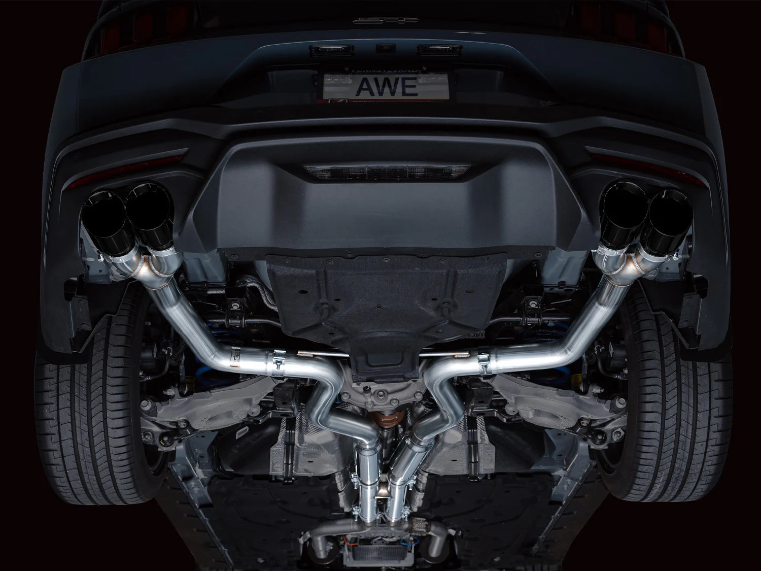 AWE Exhaust Suite for S650 Ford Mustang Quad Tip GT