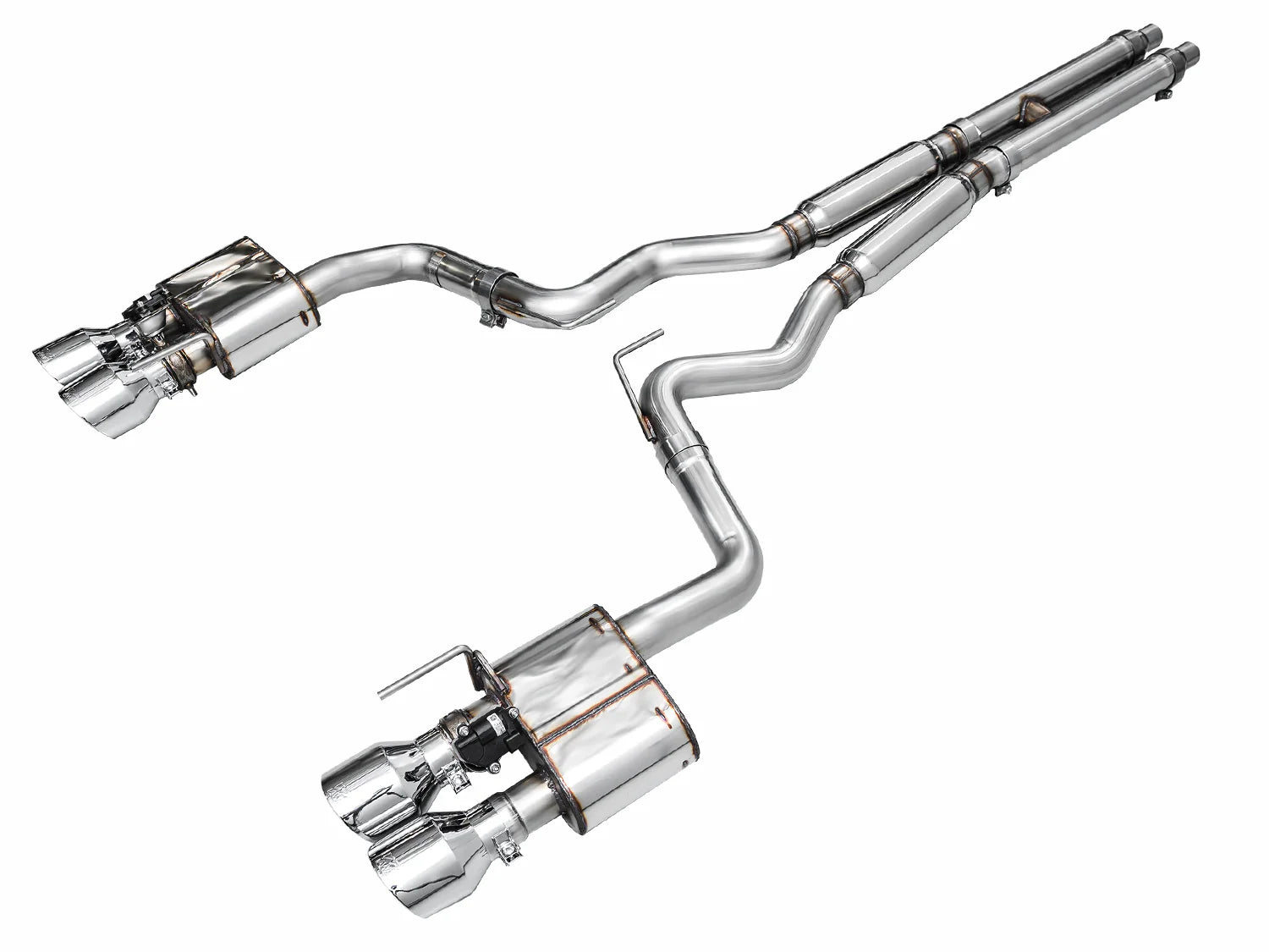 AWE Exhaust Suite for S650 Ford Mustang Quad Tip GT