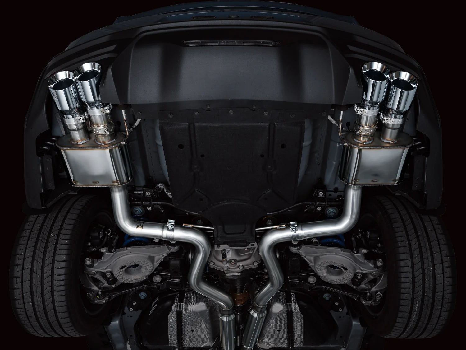 AWE Exhaust Suite for S650 Ford Mustang Quad Tip GT