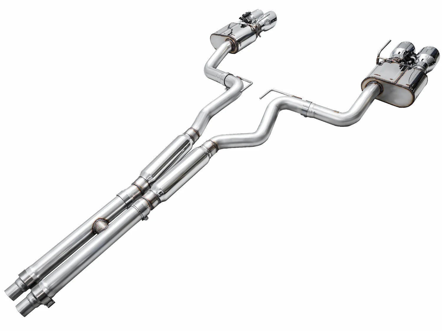 AWE Exhaust Suite for S650 Ford Mustang Quad Tip GT