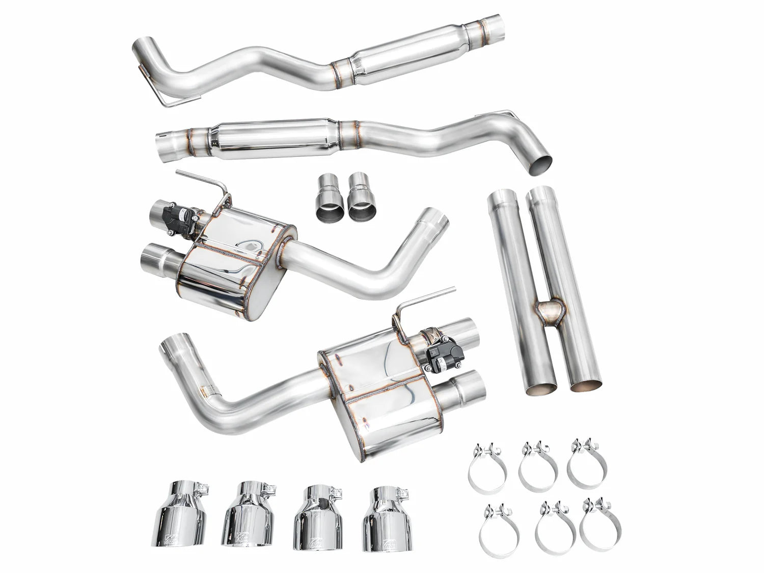 AWE Exhaust Suite for S650 Ford Mustang Quad Tip GT