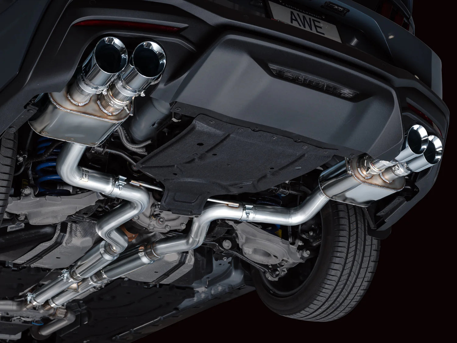 AWE Exhaust Suite for S650 Ford Mustang Quad Tip GT