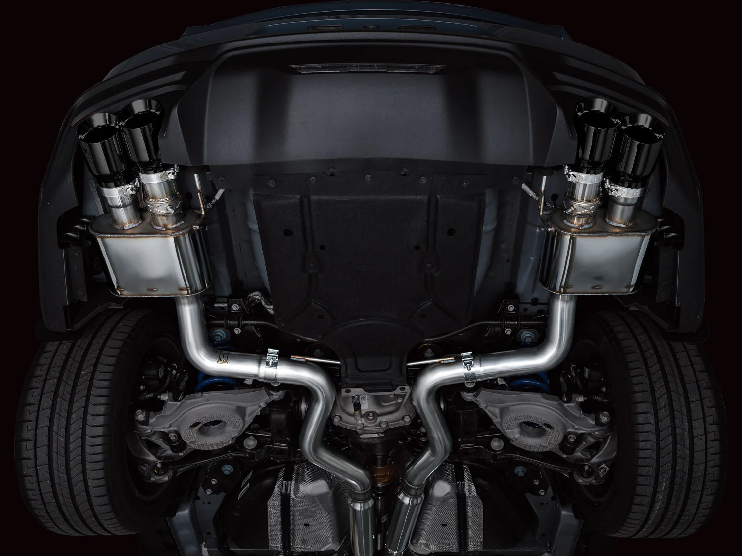 AWE Exhaust Suite for S650 Ford Mustang Quad Tip GT