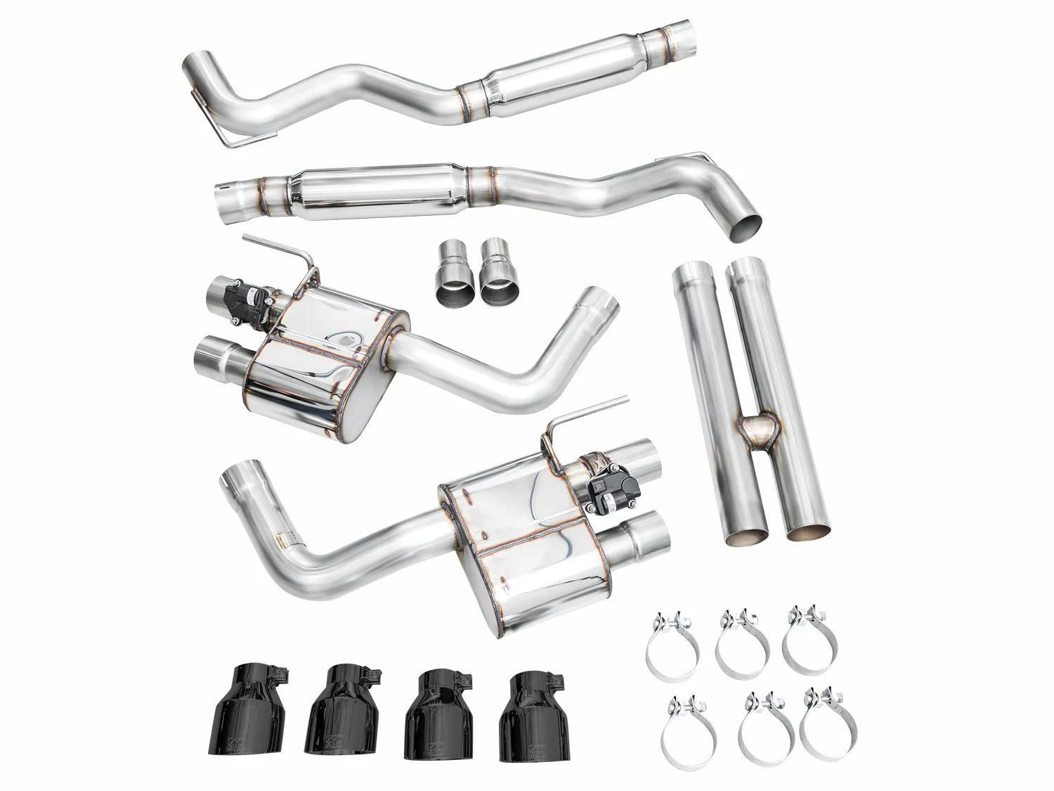 AWE Exhaust Suite for S650 Ford Mustang Quad Tip GT