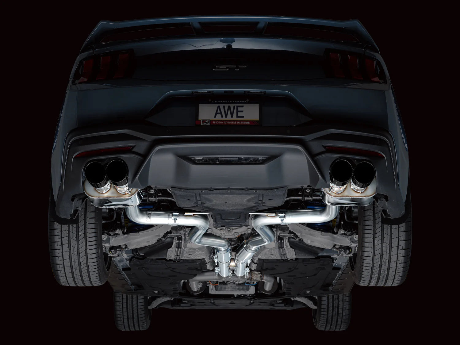 AWE Exhaust Suite for S650 Ford Mustang Quad Tip GT