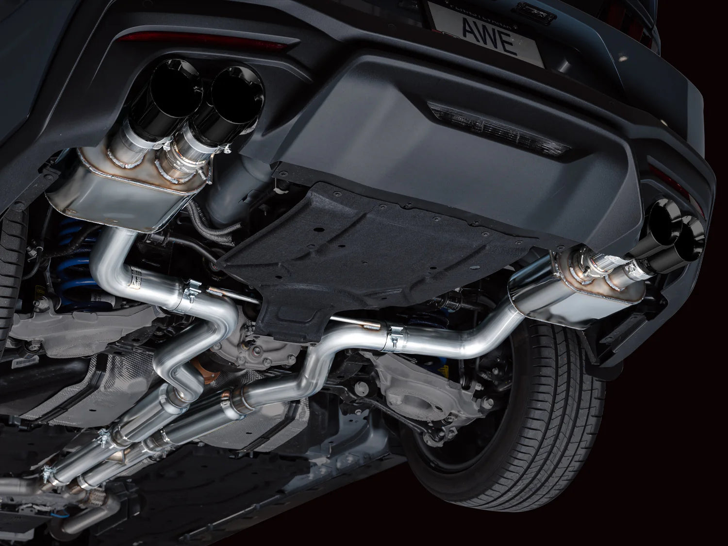 AWE Exhaust Suite for S650 Ford Mustang Quad Tip GT