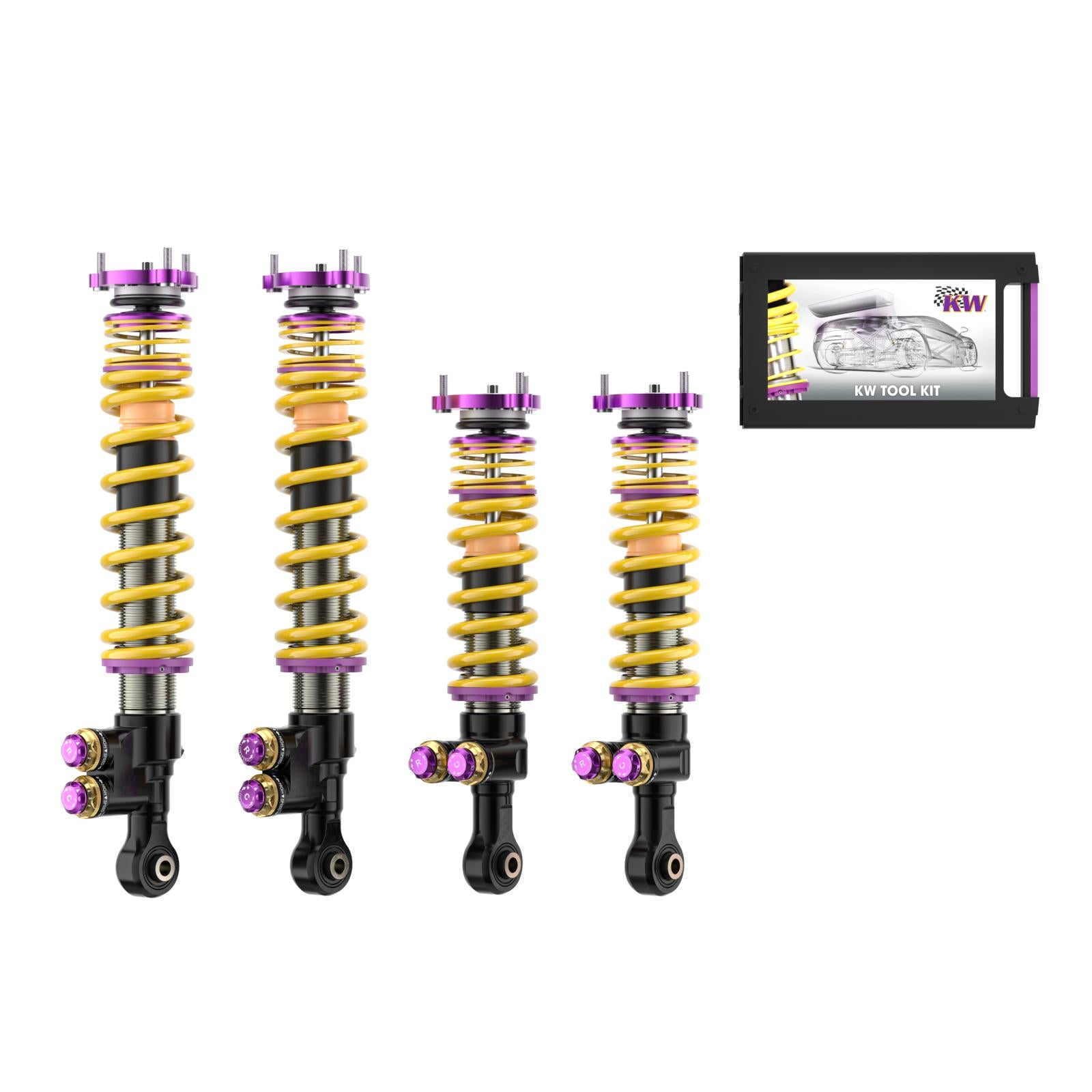 KW Coilover suspension V5 Clubsport w/ top mounts & Deactivation for Electronic Dam for Mercedes-Benz AMG GT (C190) 197 10/2014-