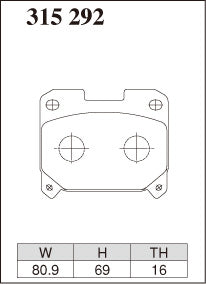 Dixcel Type ES Brake Pads - Toyota Supra JZA80 17" Wheel/Celica GT-Four ST205 (Front)