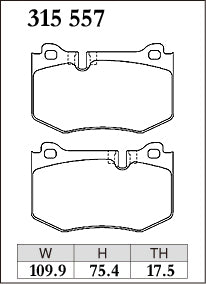 Dixcel Type Z Brake Pads - Lexus RC-F USC10/GS-F URL10 (Rear)