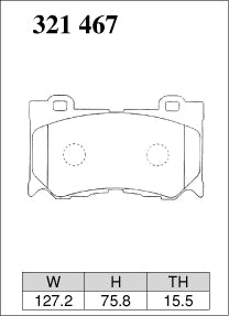 Dixcel Type S Brake Pads - Nissan 370Z Z34/Infiniti G37 V36 (Front)