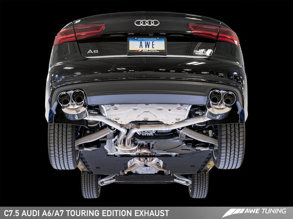 AWE Resonated Downpipes for Audi 3.0T