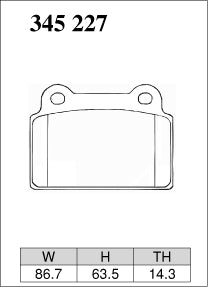 Dixcel Type S Brake Pads - Mitsubishi Evo X (Brembo) (Rear)